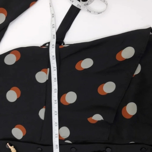 Sabié Sheer Panel Peplum Shirt Dress - Picture 9 of 12